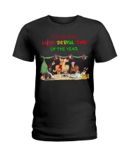 Its The Most WineDerful Time Of The Year Ladies T-Shirt front