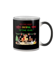 Its The Most WineDerful Time Of The Year Color Changing Mug tile