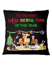 Its The Most WineDerful Time Of The Year Square Pillowcase tile