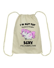 Im Not Fat Drawstring Bag tile