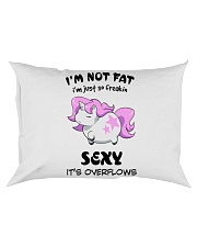 Im Not Fat Rectangular Pillowcase tile