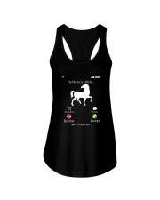 Horsing Shirt For Horse Lovers Ladies Flowy Tank tile