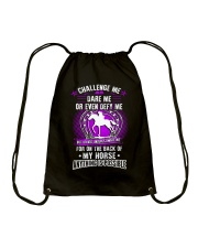 Dare Me Or Even Defy Me Drawstring Bag tile
