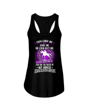Dare Me Or Even Defy Me Ladies Flowy Tank tile