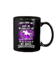 Dare Me Or Even Defy Me Mug tile