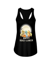 Happy Horselloween Ladies Flowy Tank tile