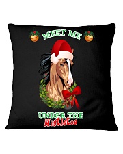 Meet Me Under The Mistletoe Square Pillowcase tile