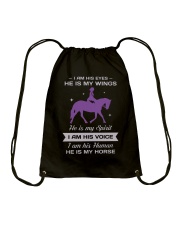 I Am His Eyes Drawstring Bag tile