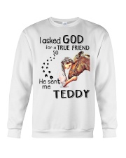 He Sent Me Teddy Crewneck Sweatshirt tile