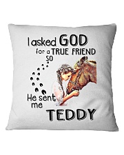 He Sent Me Teddy Square Pillowcase tile
