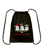 Merry Christmas Drawstring Bag tile