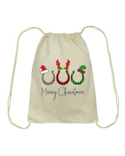 Merry Christmas Drawstring Bag tile