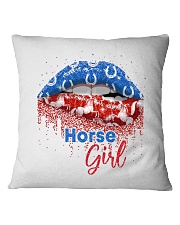 Horse Girl Square Pillowcase tile