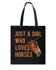 Just A Girl Who Loves Horses Tote Bag tile