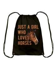 Just A Girl Who Loves Horses Drawstring Bag tile