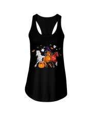 Happy Horse-lloween Ladies Flowy Tank tile