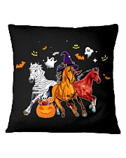 Happy Horse-lloween Square Pillowcase tile