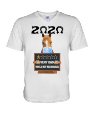 2020 Very Bad Would Not Recomend V-Neck T-Shirt tile