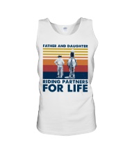 Father And Daughter Riding Partners For Life Unisex Tank thumbnail