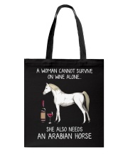A Woman Cannot Survive On Wine Alone Tote Bag tile