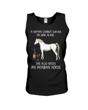 A Woman Cannot Survive On Wine Alone Unisex Tank tile