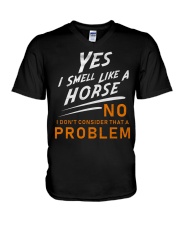 Yes I Smell Like A Horse V-Neck T-Shirt tile