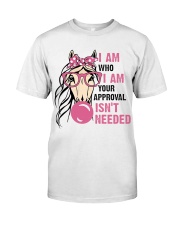 I Am Who I Am Your Approval Isnt Needed Premium Fit Mens Tee tile