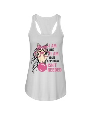 I Am Who I Am Your Approval Isnt Needed Ladies Flowy Tank tile