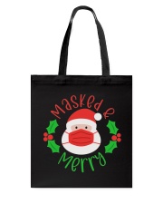 Masked and Merry Tote Bag tile