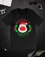 Masked and Merry Classic T-Shirt lifestyle-mens-crewneck-front-16