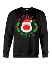 Masked and Merry Crewneck Sweatshirt tile