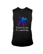A girl and her horse it's a beautiful thing Sleeveless Tee thumbnail