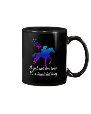 A girl and her horse it's a beautiful thing Mug thumbnail