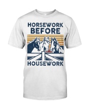 Horsework Before Premium Fit Mens Tee tile