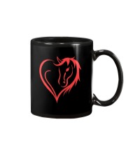 Heart Life Is Better With Horses Mug tile