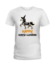 Happy Horselloween Ladies T-Shirt tile