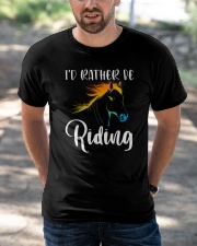 Horse Saddle Pony Hooves Zoo Farm Collection Classic T-Shirt apparel-classic-tshirt-lifestyle-front-50