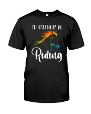 Horse Saddle Pony Hooves Zoo Farm Collection Classic T-Shirt front