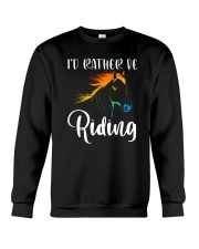 Horse Saddle Pony Hooves Zoo Farm Collection Crewneck Sweatshirt tile