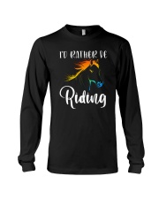 Horse Saddle Pony Hooves Zoo Farm Collection Long Sleeve Tee tile