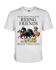 Were More Than Just Riding Friends V-Neck T-Shirt tile