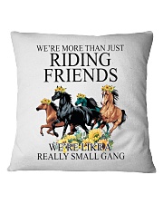 Were More Than Just Riding Friends Square Pillowcase tile