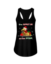 On The Naughty List Ladies Flowy Tank tile