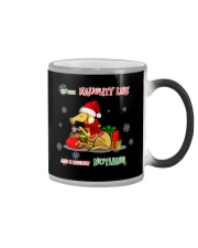 On The Naughty List Color Changing Mug tile