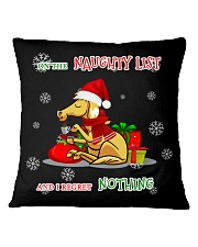 On The Naughty List Square Pillowcase tile