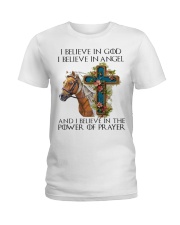 I Believe In God Ladies T-Shirt front