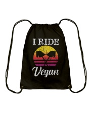 I Ride Vegan Drawstring Bag tile
