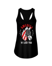 America We Love You Ladies Flowy Tank tile