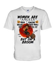 Women Are Angels V-Neck T-Shirt tile