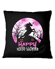 Happy horselloween Square Pillowcase tile
